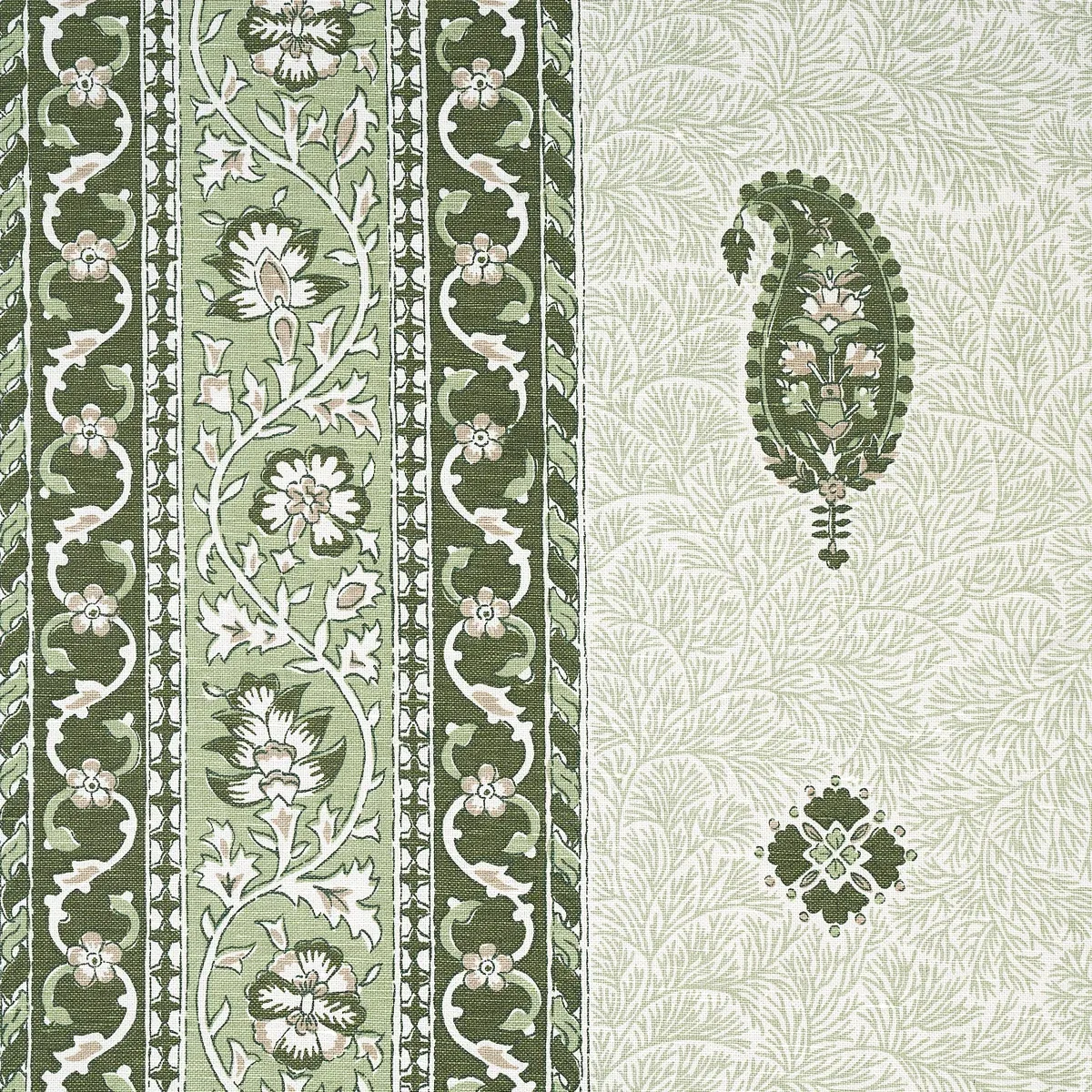 177614 | OJAI PAISLEY – LEAF GREEN