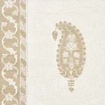 OJAI PAISLEY fabric NEUTRAL color by Schumacher