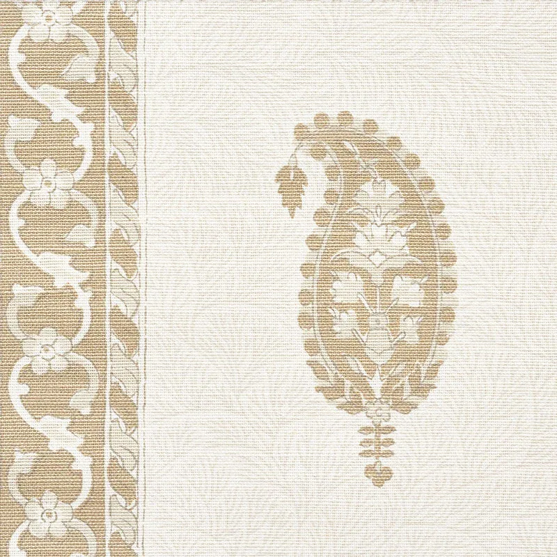 OJAI PAISLEY fabric NEUTRAL color by Schumacher