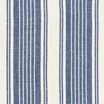 OJAI STRIPE Fabric – INDIGO | Schumacher | Wallpaper Twins OJAI STRIPE fabric INDIGO color by Schumacher