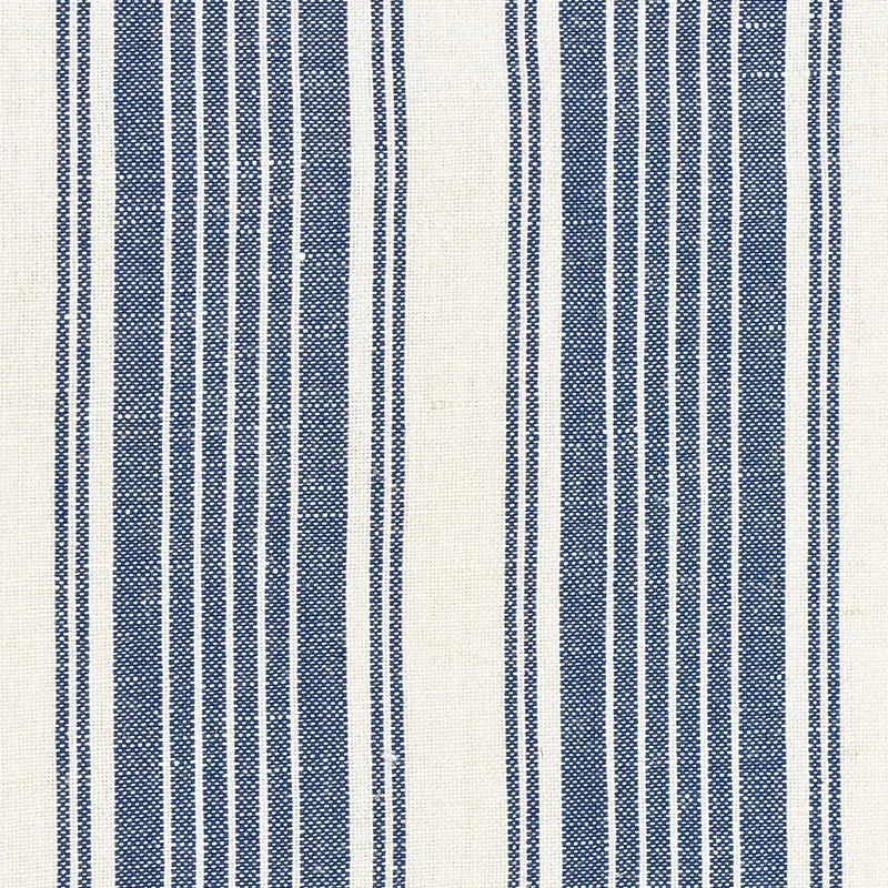 OJAI STRIPE Fabric – INDIGO | Schumacher | Wallpaper Twins OJAI STRIPE fabric INDIGO color by Schumacher