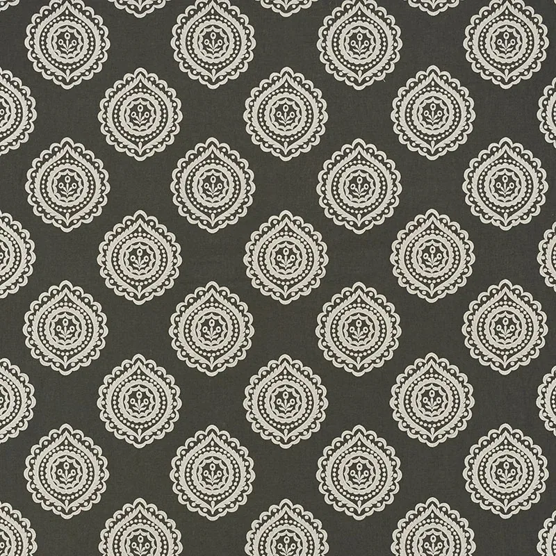 70205 | OLANA LINEN EMBROIDERY – GRAPHITE