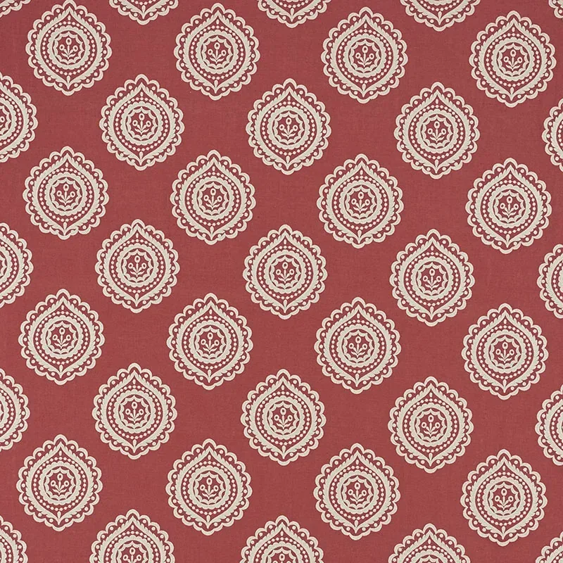 70204 | OLANA LINEN EMBROIDERY – TUSCAN RED