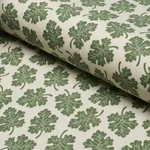 OLIVE fabric GREEN color by Schumacher
