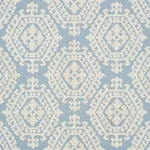 OMAR EMBROIDERY Fabric – SKY | Schumacher | Wallpaper Twins OMAR EMBROIDERY fabric SKY color by Schumacher