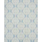 OMAR EMBROIDERY Fabric – SKY | Schumacher | Wallpaper Twins OMAR EMBROIDERY fabric SKY color by Schumacher