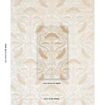 OMBELLI JACQUARD VELVET Fabric – FAWN | Schumacher | Wallpap OMBELLI JACQUARD VELVET fabric FAWN color by Schumacher