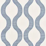 ONDATA Fabric – BLUE | Schumacher | Wallpaper Twins ONDATA fabric BLUE color by Schumacher