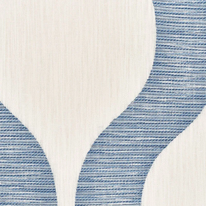 ONDATA Fabric – BLUE | Schumacher | Wallpaper Twins ONDATA fabric BLUE color by Schumacher