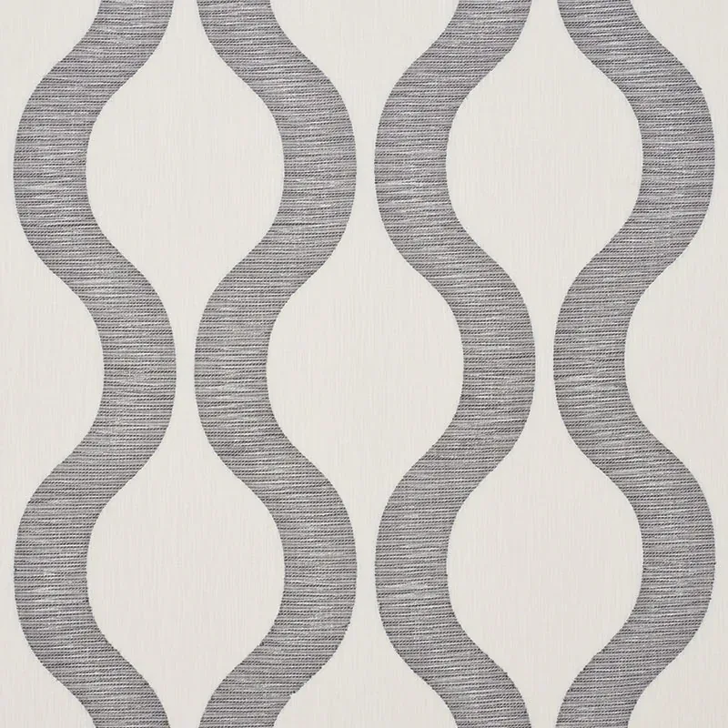 ONDATA fabric CHARCOAL color by Schumacher