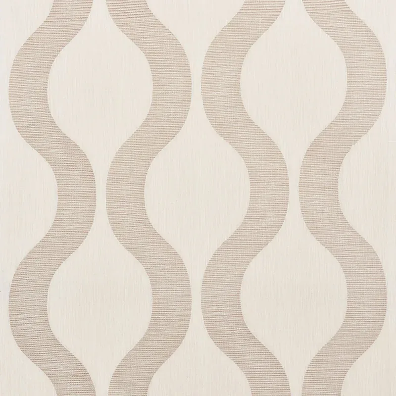 ONDATA fabric NATURAL color by Schumacher