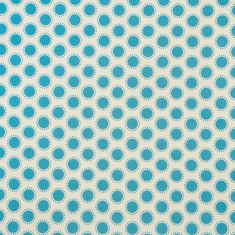 OOMPA II INDOOR/OUTDOOR fabric AQUA color by Schumacher