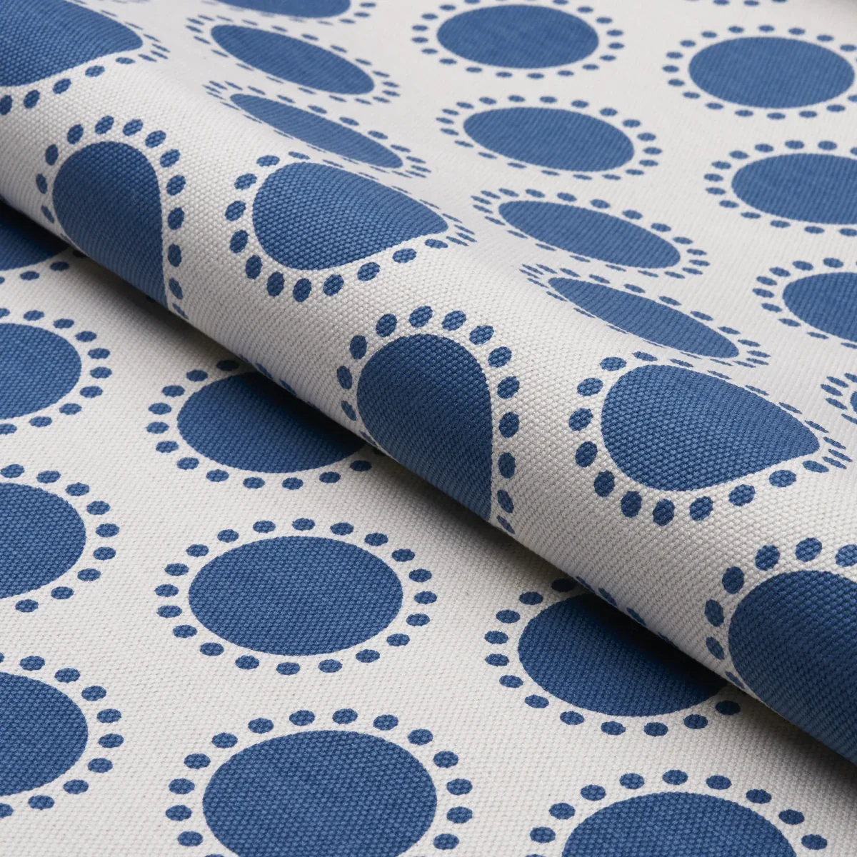 OOMPA Fabric – NAVY | Schumacher | Wallpaper Twins OOMPA fabric NAVY color by Schumacher