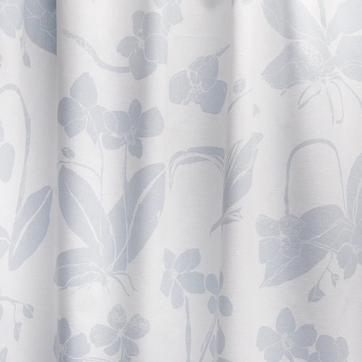 ORCHIDS HAVE DREAMS Fabric – SKY | Schumacher | Wallpaper Tw ORCHIDS HAVE DREAMS fabric SKY color by Schumacher
