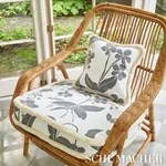 ORCHIDS HAVE DREAMS Fabric – SOFT BLACK | Schumacher | Wallp ORCHIDS HAVE DREAMS fabric SOFT BLACK color by Schumacher
