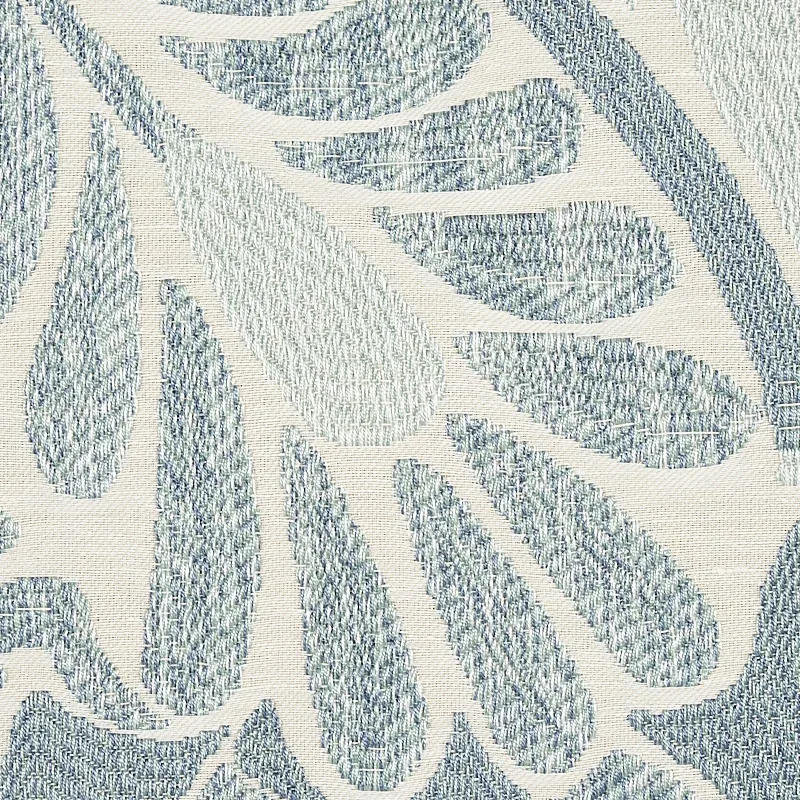 ORLEY JAQUARD fabric BLUE ON LIGHT BLUE color by Schumacher