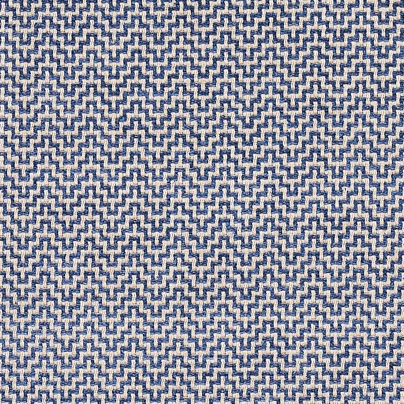 ORWELL fabric LAPIS color by Schumacher