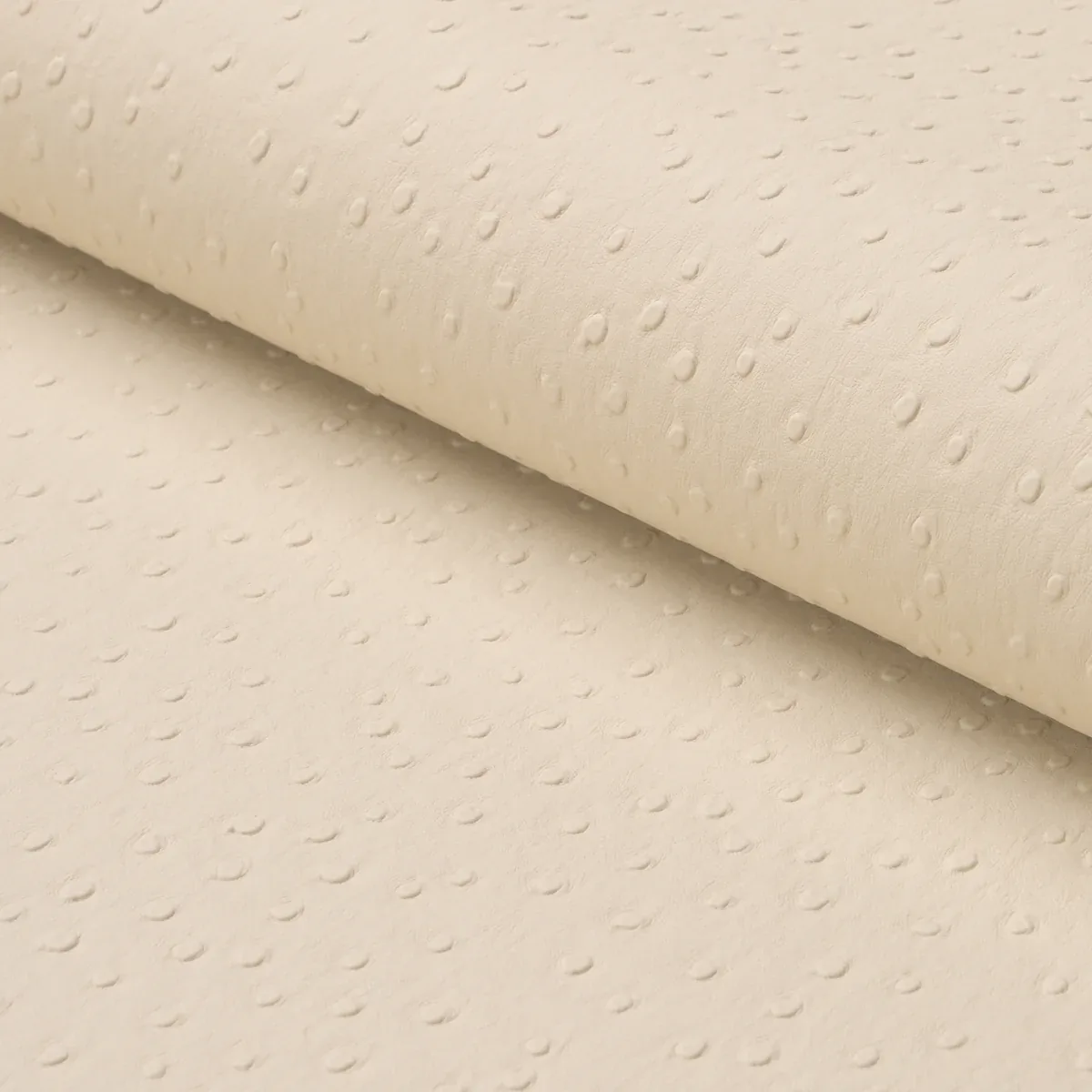 OSTRICH VEGAN LEATHER Fabric – CREAM | Schumacher | Wallpape OSTRICH VEGAN LEATHER fabric CREAM color by Schumacher