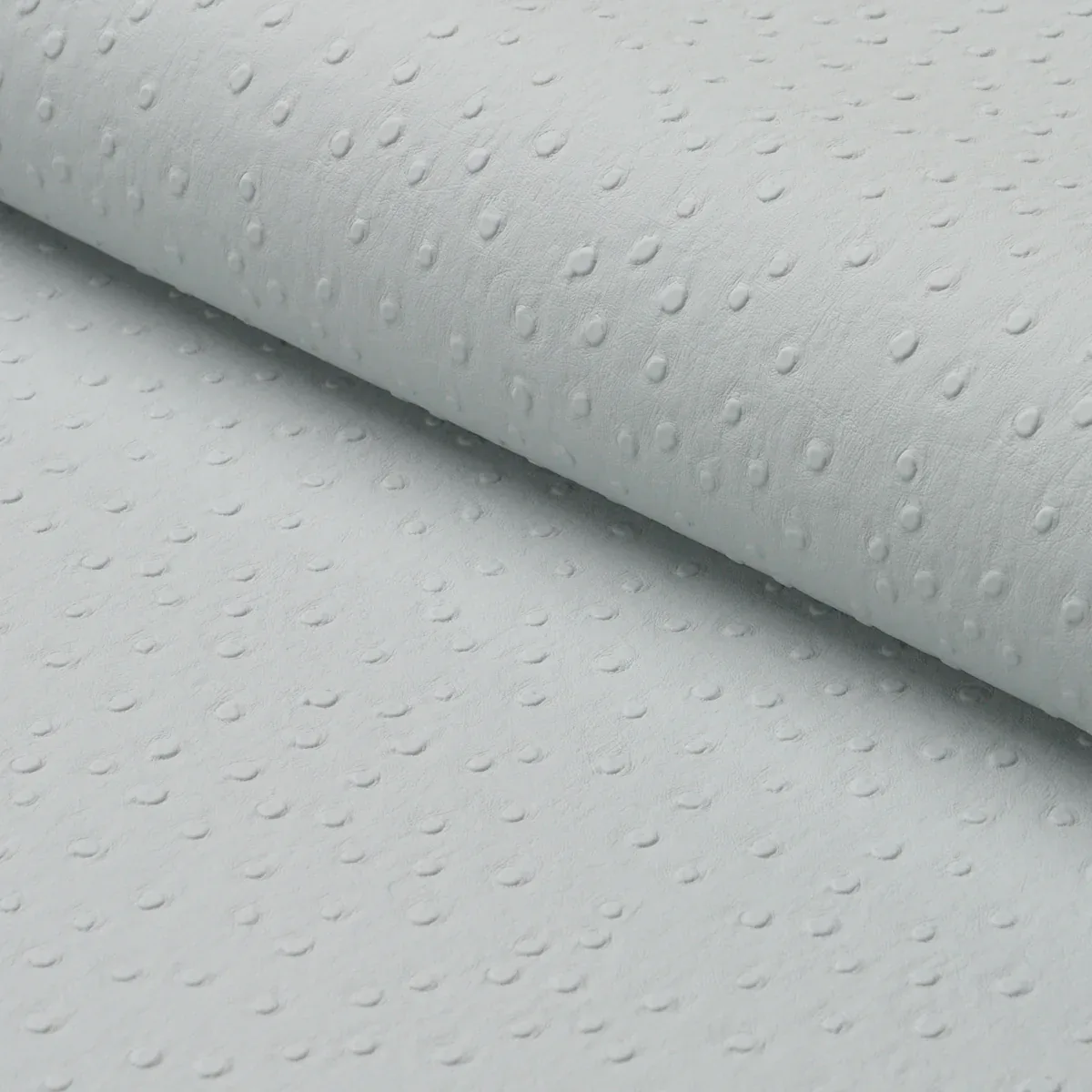 OSTRICH VEGAN LEATHER Fabric – FOG | Schumacher | Wallpaper OSTRICH VEGAN LEATHER fabric FOG color by Schumacher