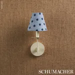 OTIS HAND PRINT Fabric – BLUE | Schumacher | Wallpaper Twins OTIS HAND PRINT fabric BLUE color by Schumacher