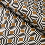 OTIS HAND PRINT Fabric – DARK NEUTRAL | Schumacher | Wallpap OTIS HAND PRINT fabric DARK NEUTRAL color by Schumacher