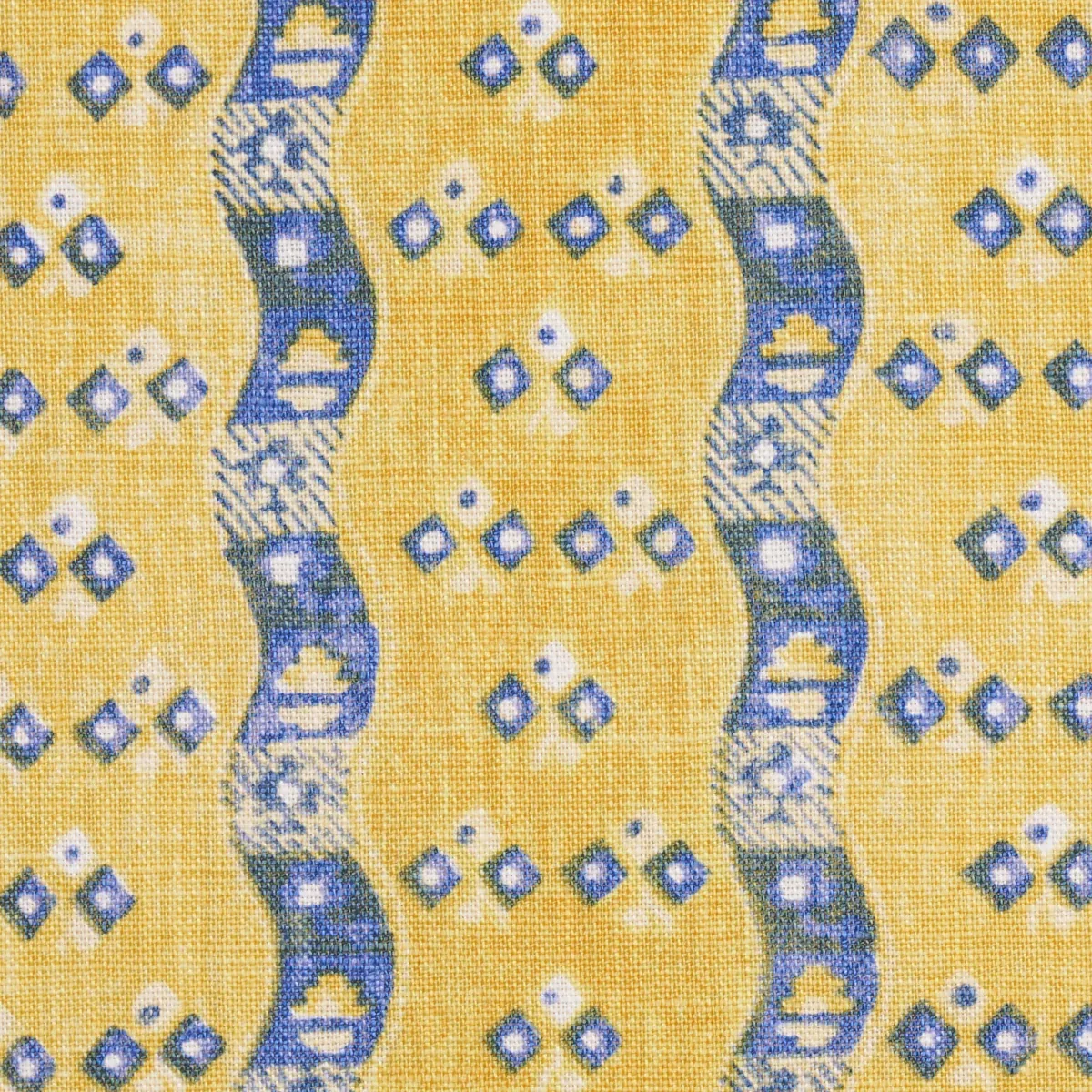 OTTILIE STRIPE Fabric – YELLOW | Schumacher | Wallpaper Twin OTTILIE STRIPE fabric YELLOW color by Schumacher