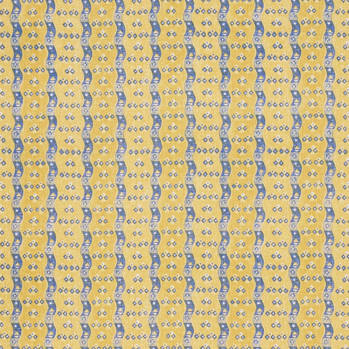 OTTILIE STRIPE fabric YELLOW color by Schumacher