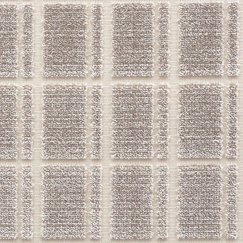 OTTO VELVET Fabric – STONE | Schumacher | Wallpaper Twins OTTO VELVET fabric STONE color by Schumacher