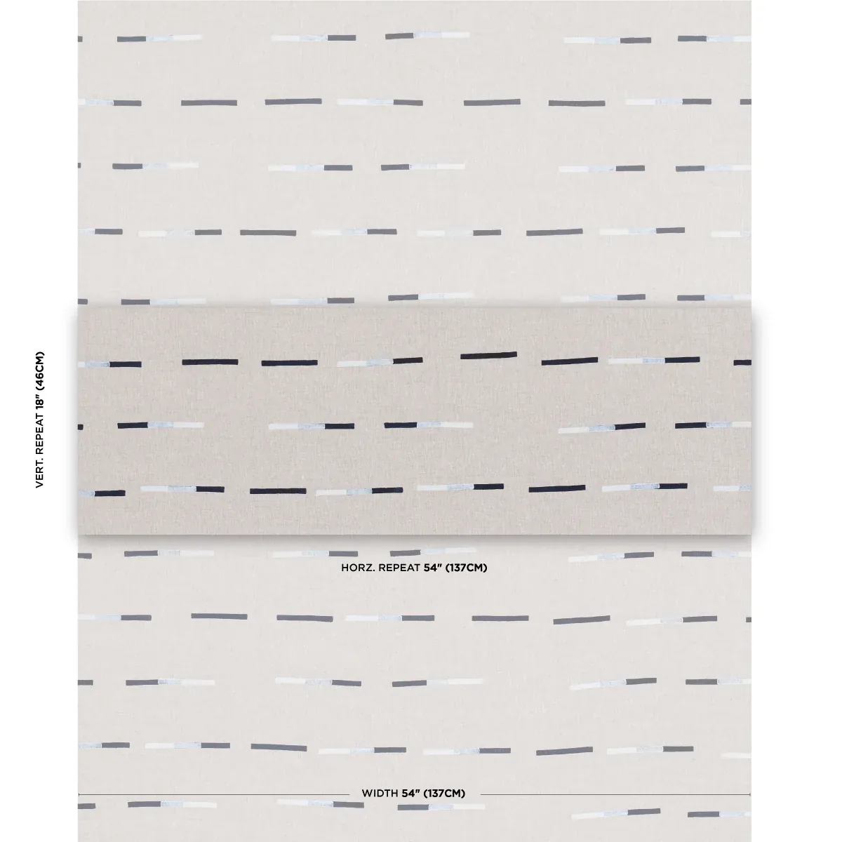 OVERLAPPING DASHES Fabric – NAVY | Schumacher | Wallpaper Tw OVERLAPPING DASHES fabric NAVY color by Schumacher