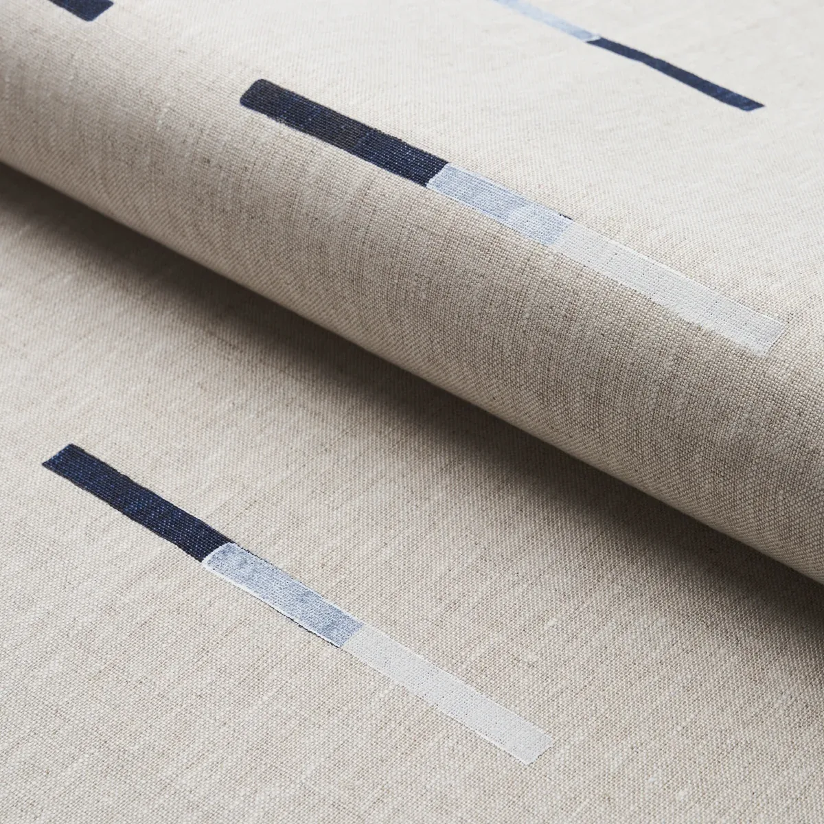 OVERLAPPING DASHES Fabric – NAVY | Schumacher | Wallpaper Tw OVERLAPPING DASHES fabric NAVY color by Schumacher
