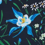 OZ FLORAL fabric EBONY color by Schumacher
