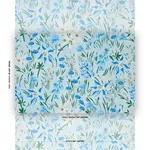 OZ FLORAL fabric SKY color by Schumacher