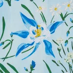 OZ FLORAL fabric SKY color by Schumacher