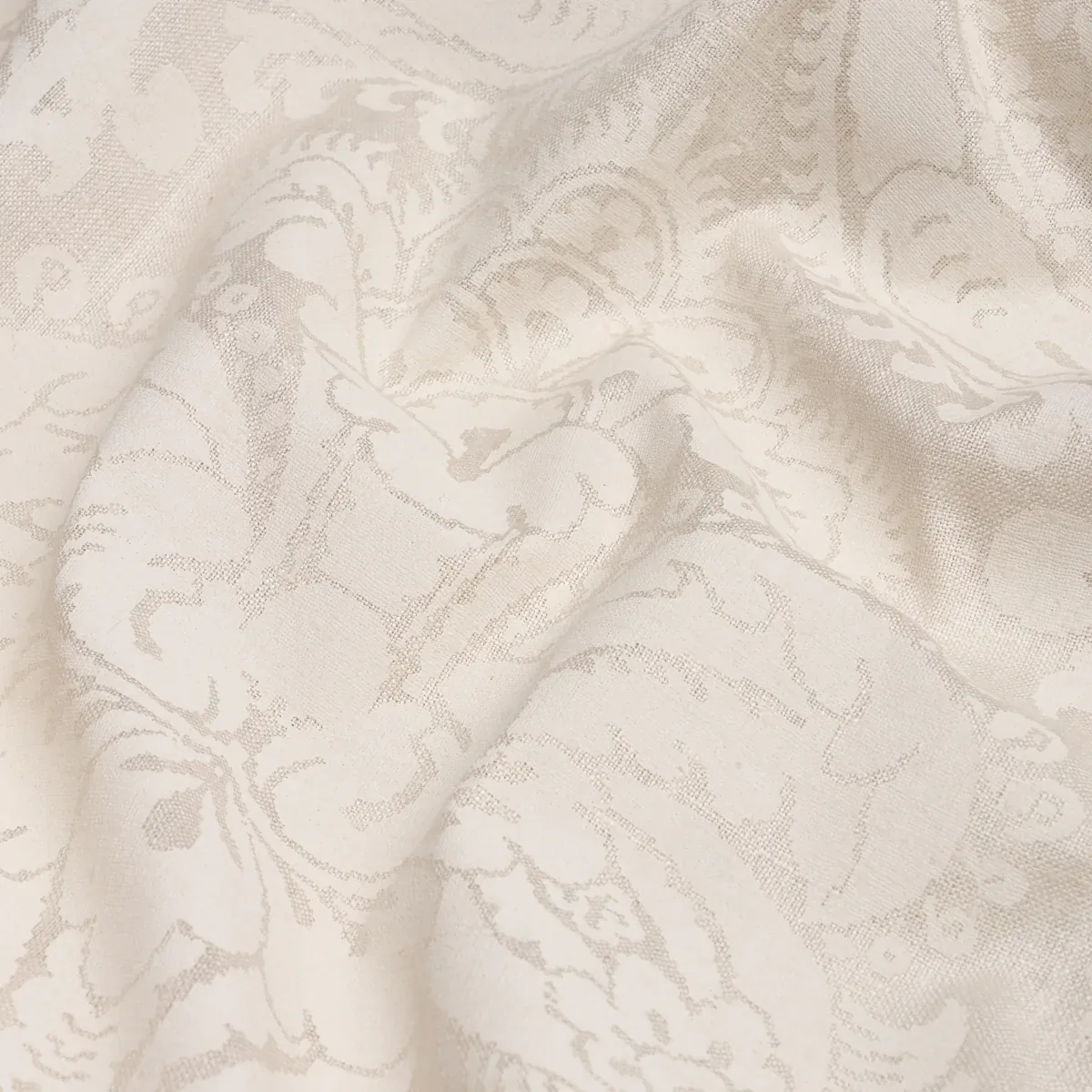 PADOVA DAMASK NATURAL Fabric – IVORY | Schumacher | Wallpape PADOVA DAMASK NATURAL fabric IVORY color by Schumacher