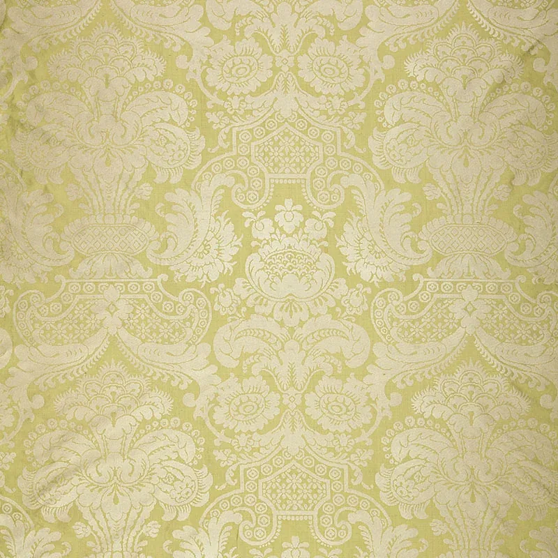 PADOVA DAMASK PRINT fabric CELADON color by Schumacher