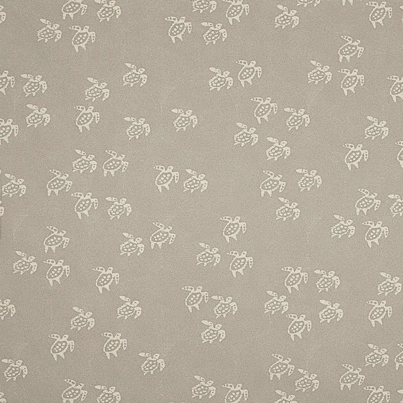 PAINTED TURTLES INDOOR/OUTDOOR fabric SHELL color by Schumacher