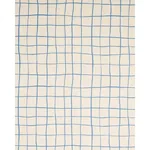 PAINTERLY WINDOWPANE Fabric – BLUE | Schumacher | Wallpaper PAINTERLY WINDOWPANE fabric BLUE color by Schumacher