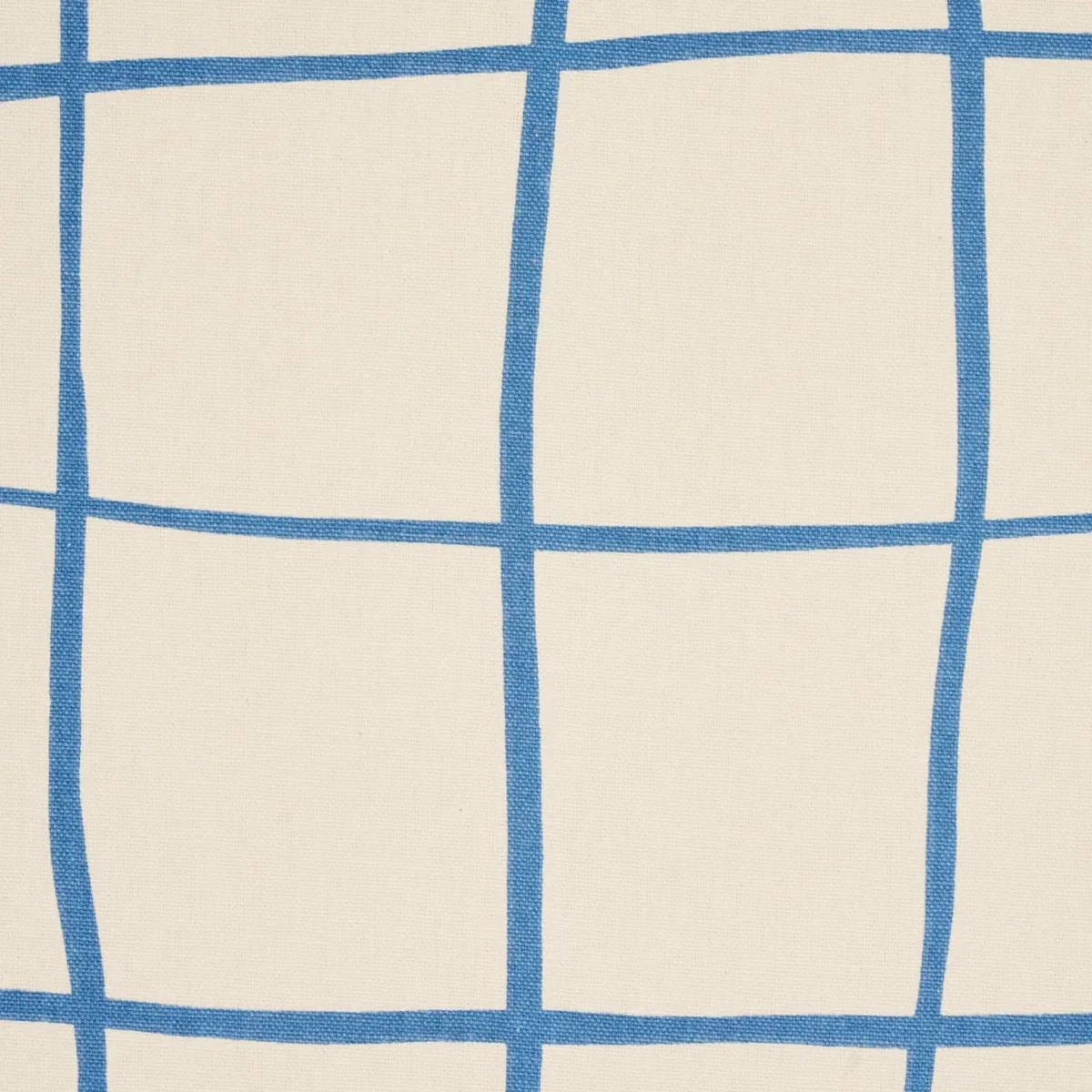 PAINTERLY WINDOWPANE Fabric – BLUE | Schumacher | Wallpaper PAINTERLY WINDOWPANE fabric BLUE color by Schumacher