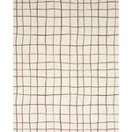 PAINTERLY WINDOWPANE Fabric – BROWN | Schumacher | Wallpaper PAINTERLY WINDOWPANE fabric BROWN color by Schumacher