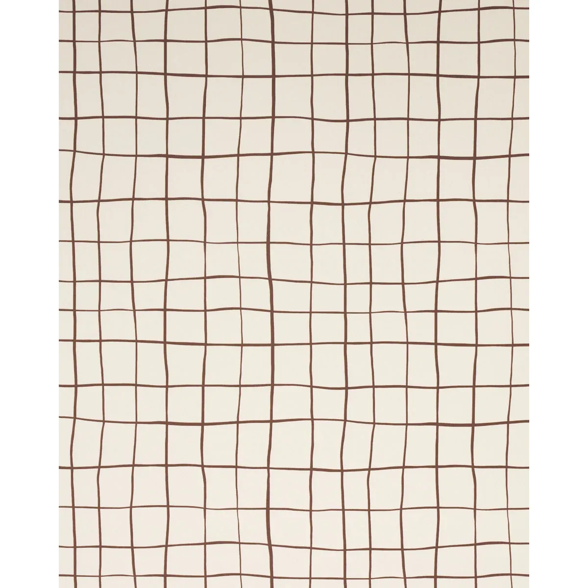 PAINTERLY WINDOWPANE Fabric – BROWN | Schumacher | Wallpaper PAINTERLY WINDOWPANE fabric BROWN color by Schumacher
