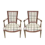 PAINTERLY WINDOWPANE Fabric – BROWN | Schumacher | Wallpaper PAINTERLY WINDOWPANE fabric BROWN color by Schumacher