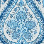 PAISLEY COURT Fabric – BLUE | Schumacher | Wallpaper Twins PAISLEY COURT fabric BLUE color by Schumacher