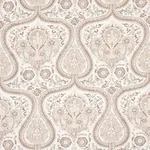 PAISLEY COURT Fabric – NEUTRAL | Schumacher | Wallpaper Twin PAISLEY COURT fabric NEUTRAL color by Schumacher