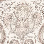 PAISLEY COURT Fabric – NEUTRAL | Schumacher | Wallpaper Twin PAISLEY COURT fabric NEUTRAL color by Schumacher
