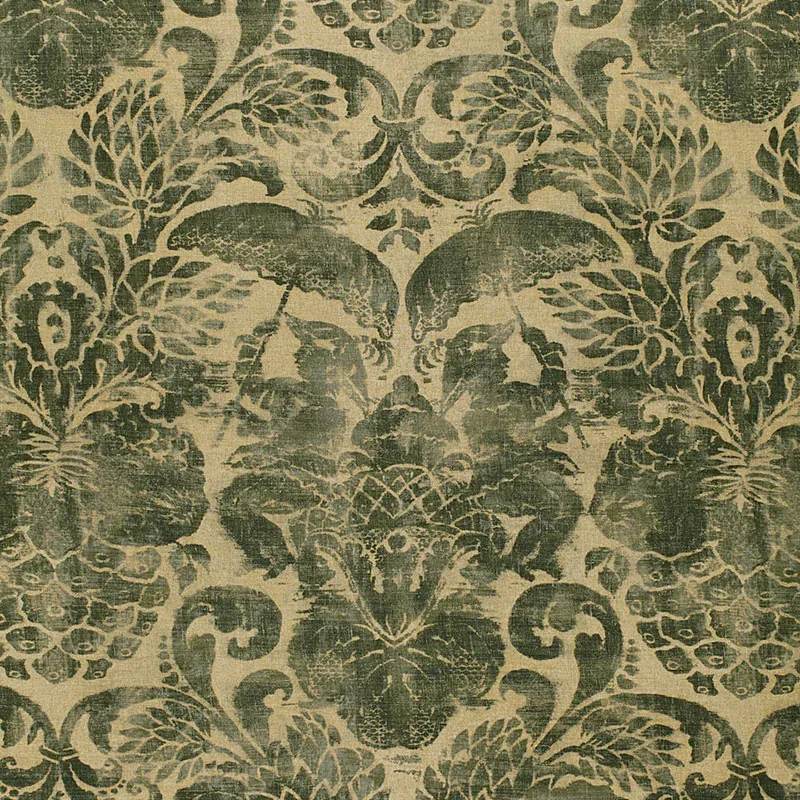PALAZZO CINESE fabric AZURE color by Schumacher