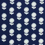 Paley Embroidery Fabric – BLUE | Schumacher | Wallpaper Twin Paley Embroidery fabric BLUE color by Schumacher