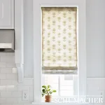 Paley Embroidery fabric NATURAL color by Schumacher