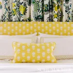 Paley Embroidery Fabric – YELLOW | Schumacher | Wallpaper Tw Paley Embroidery fabric YELLOW color by Schumacher