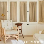 PALISADES FLORET fabric NEUTRAL color by Schumacher