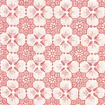 PALISADES FLORET Fabric – PINK | Schumacher | Wallpaper Twin PALISADES FLORET fabric PINK color by Schumacher